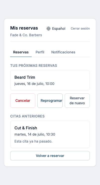 Portal del cliente