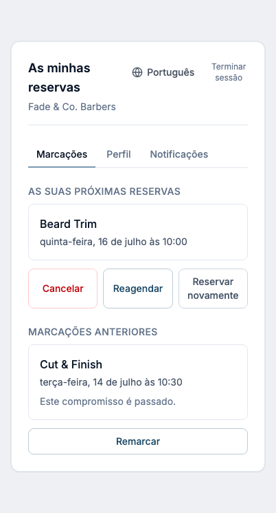 Portal do cliente