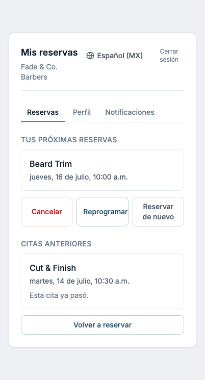 Portal del cliente