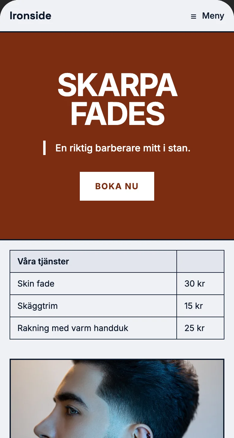 Din hemsida