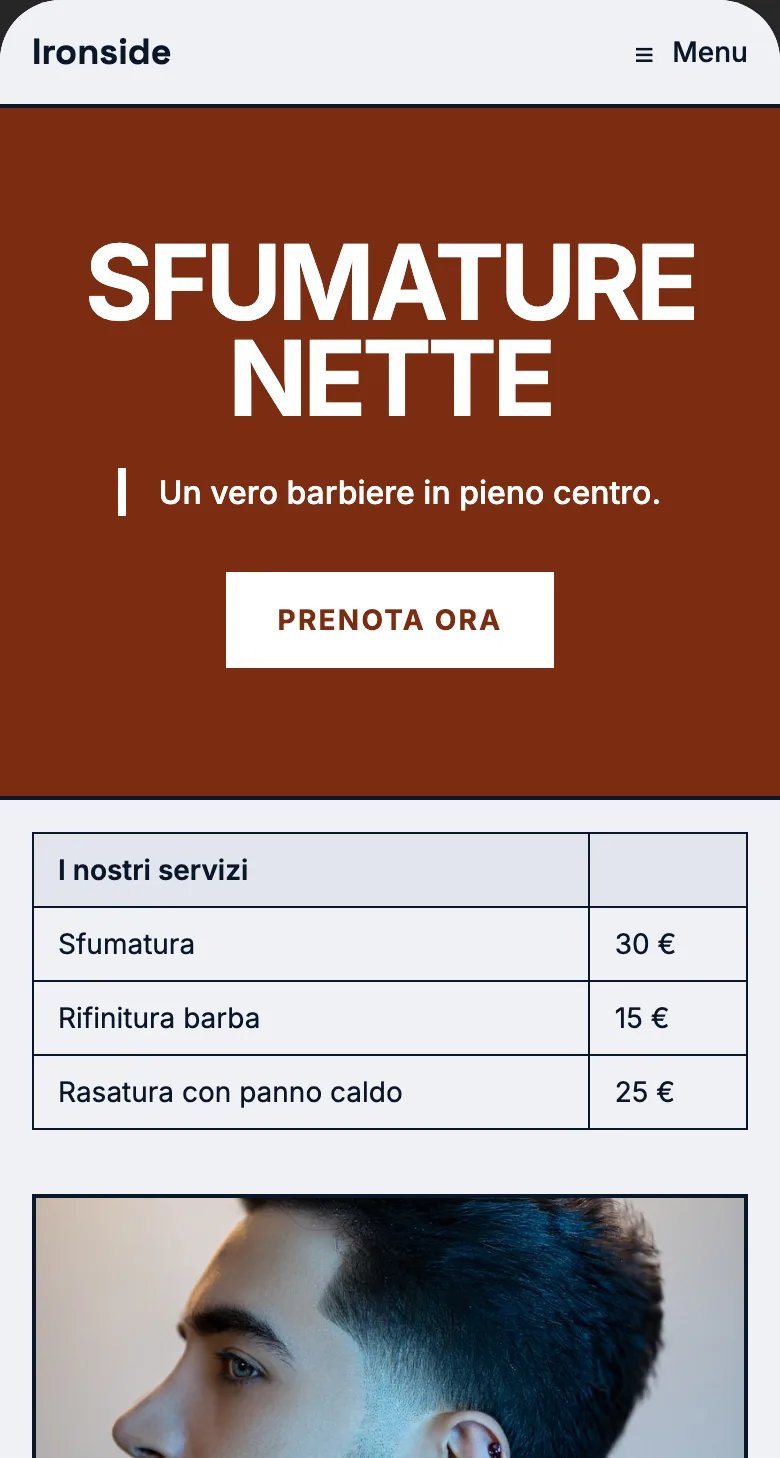 Il tuo sito web