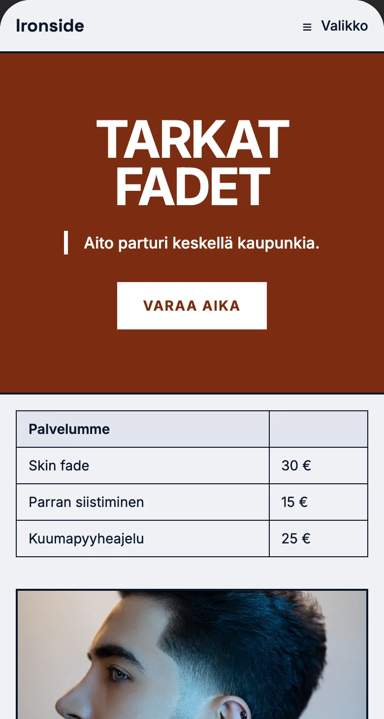 Verkkosivustosi