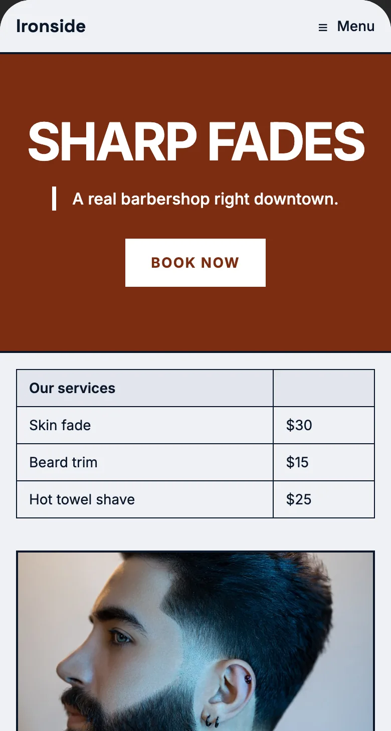 Your website