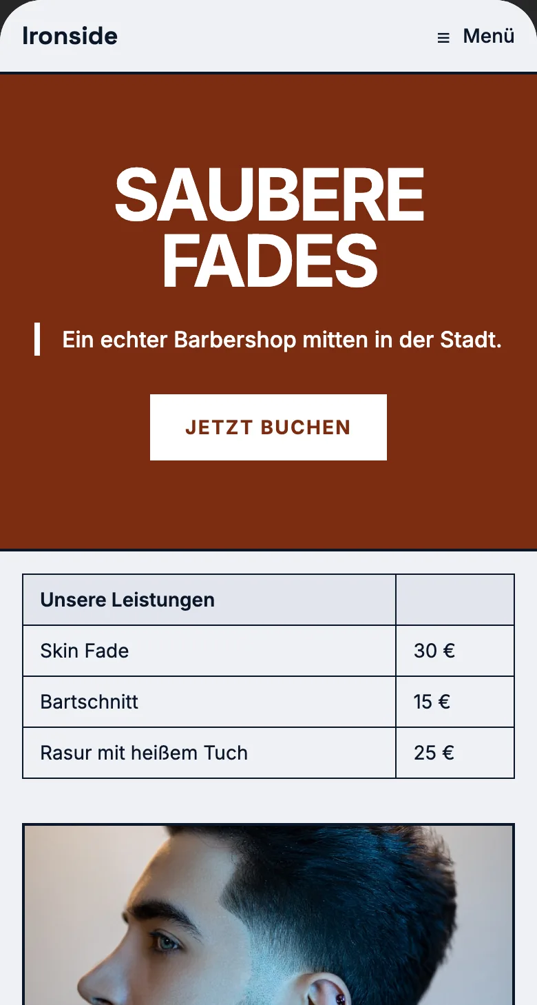 Deine Website