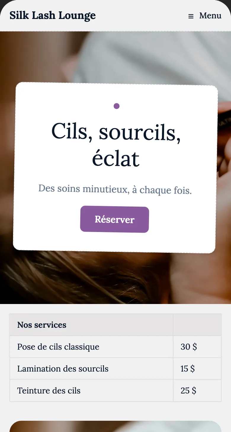 Cils et sourcils