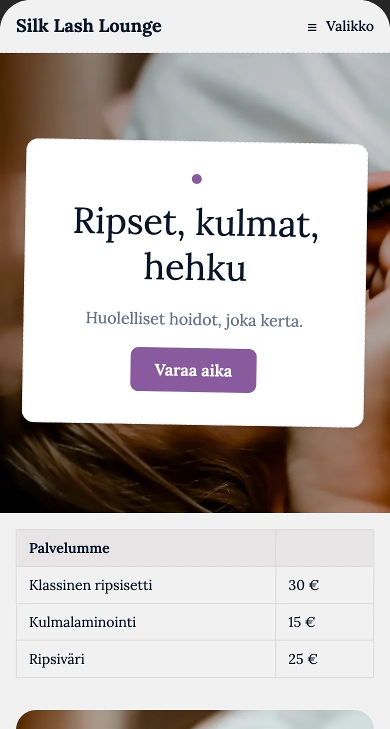 Ripset ja kulmat