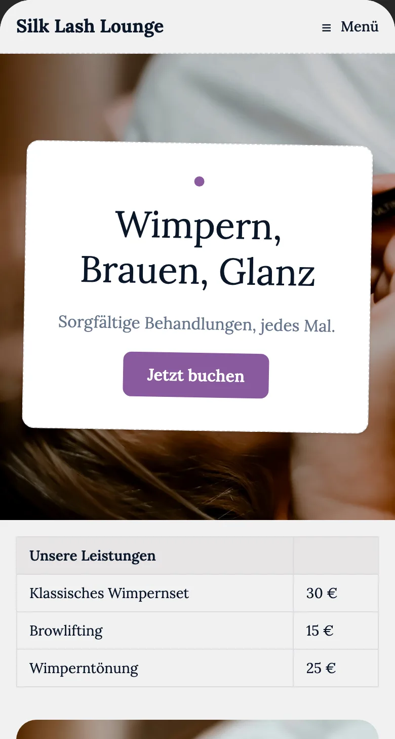 Wimpern & Augenbrauen