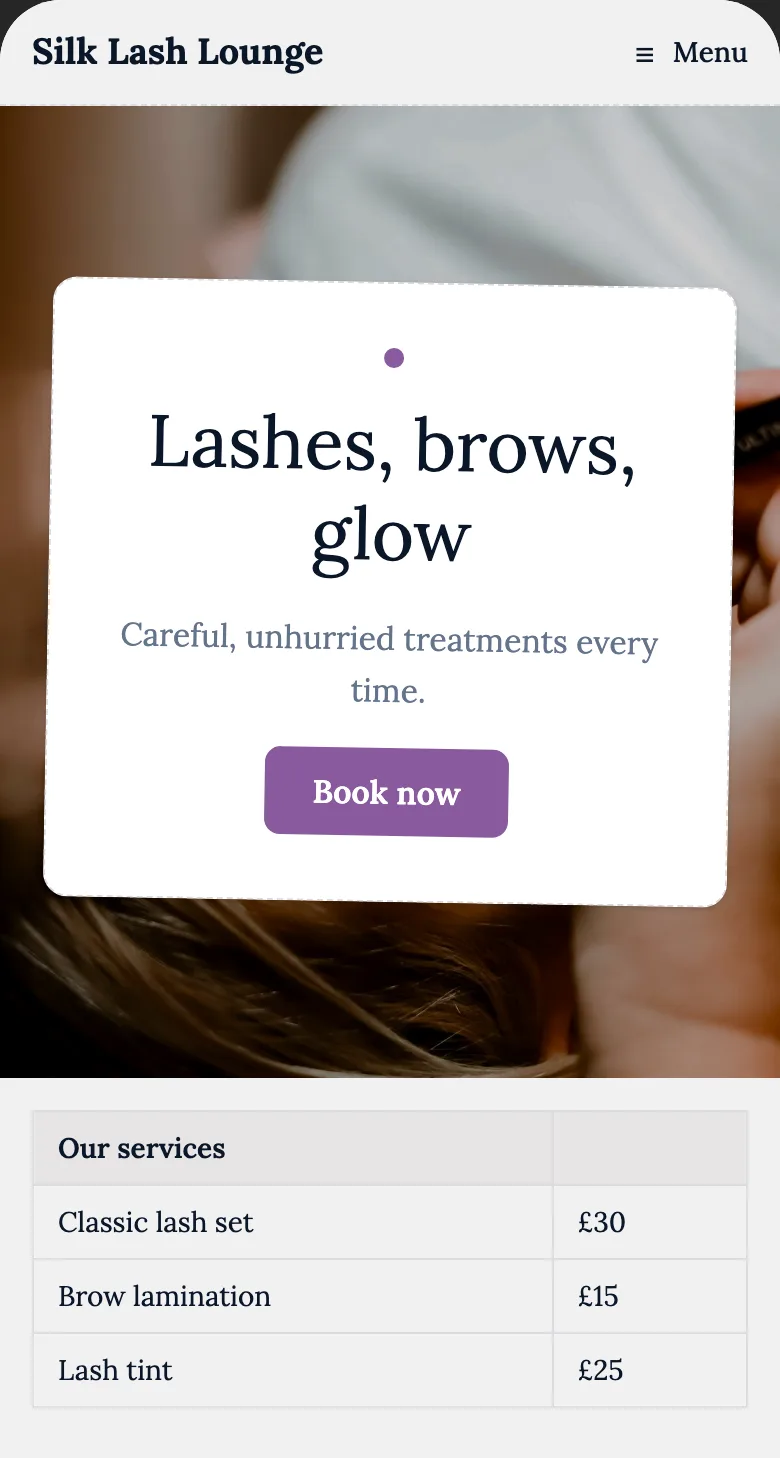 Lashes & brows
