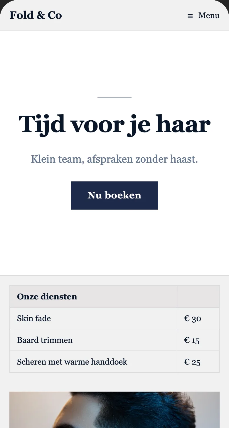 Je website