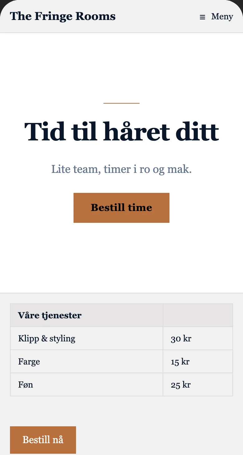Frisørsalong