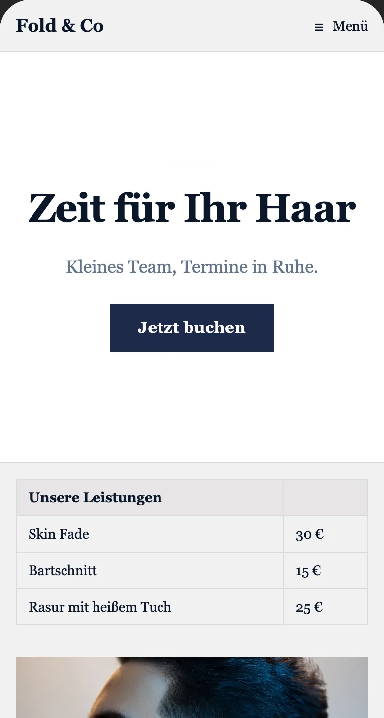 Deine Website