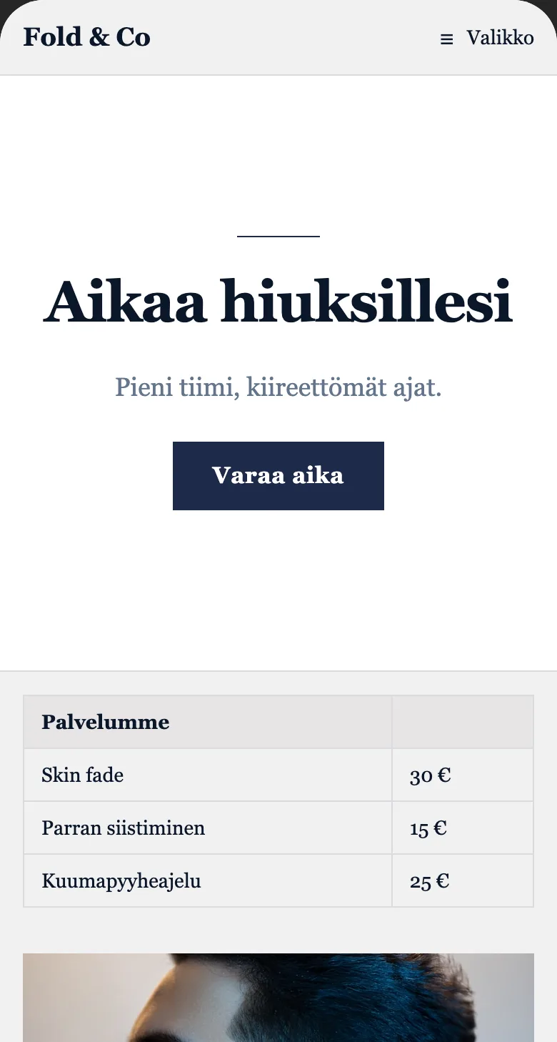 Verkkosivustosi