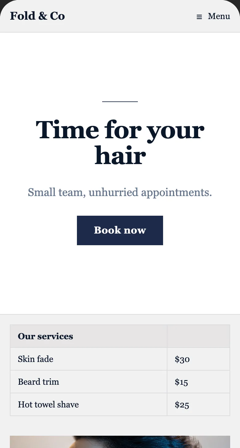 Your website