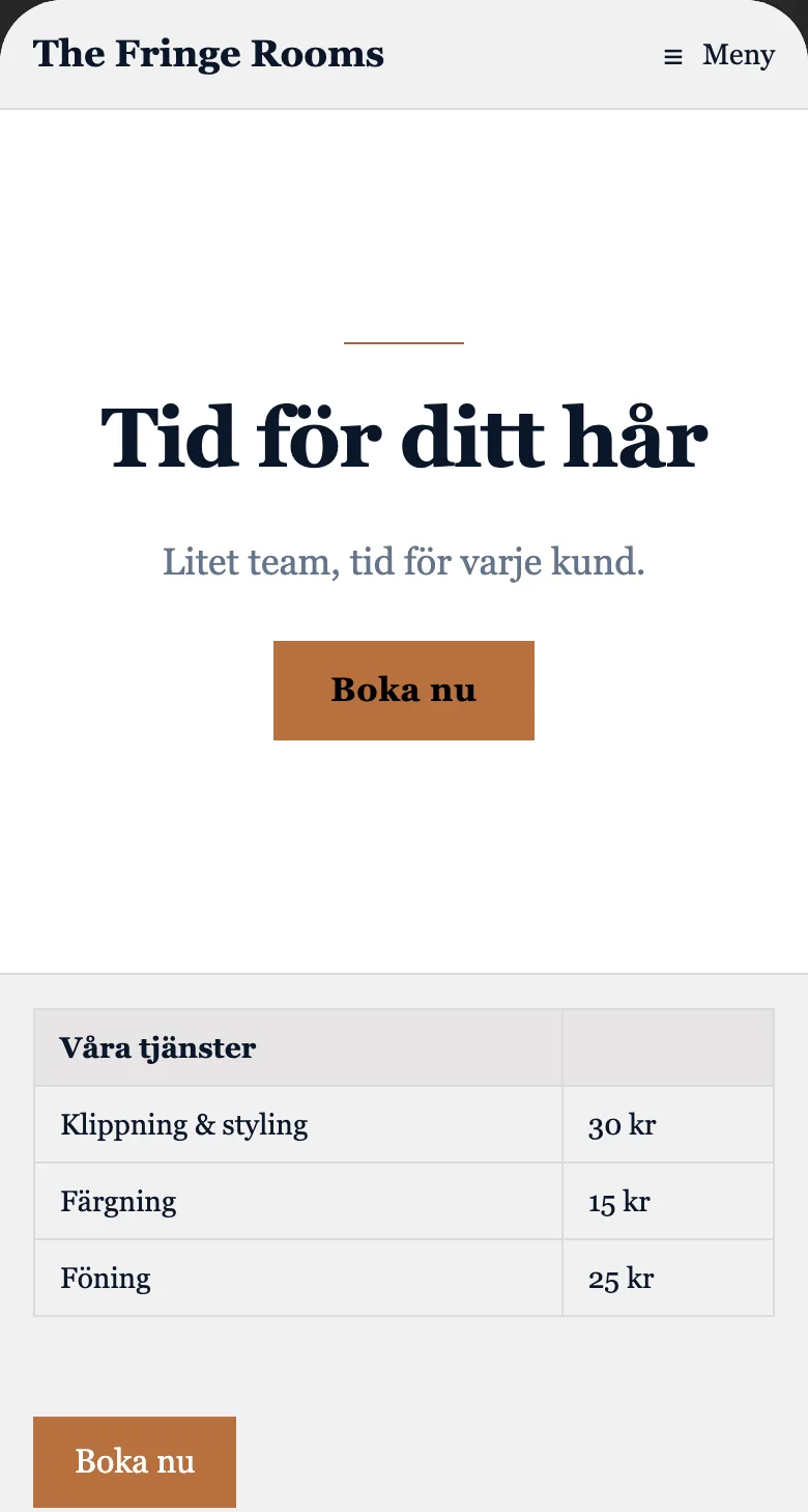Hårsalong