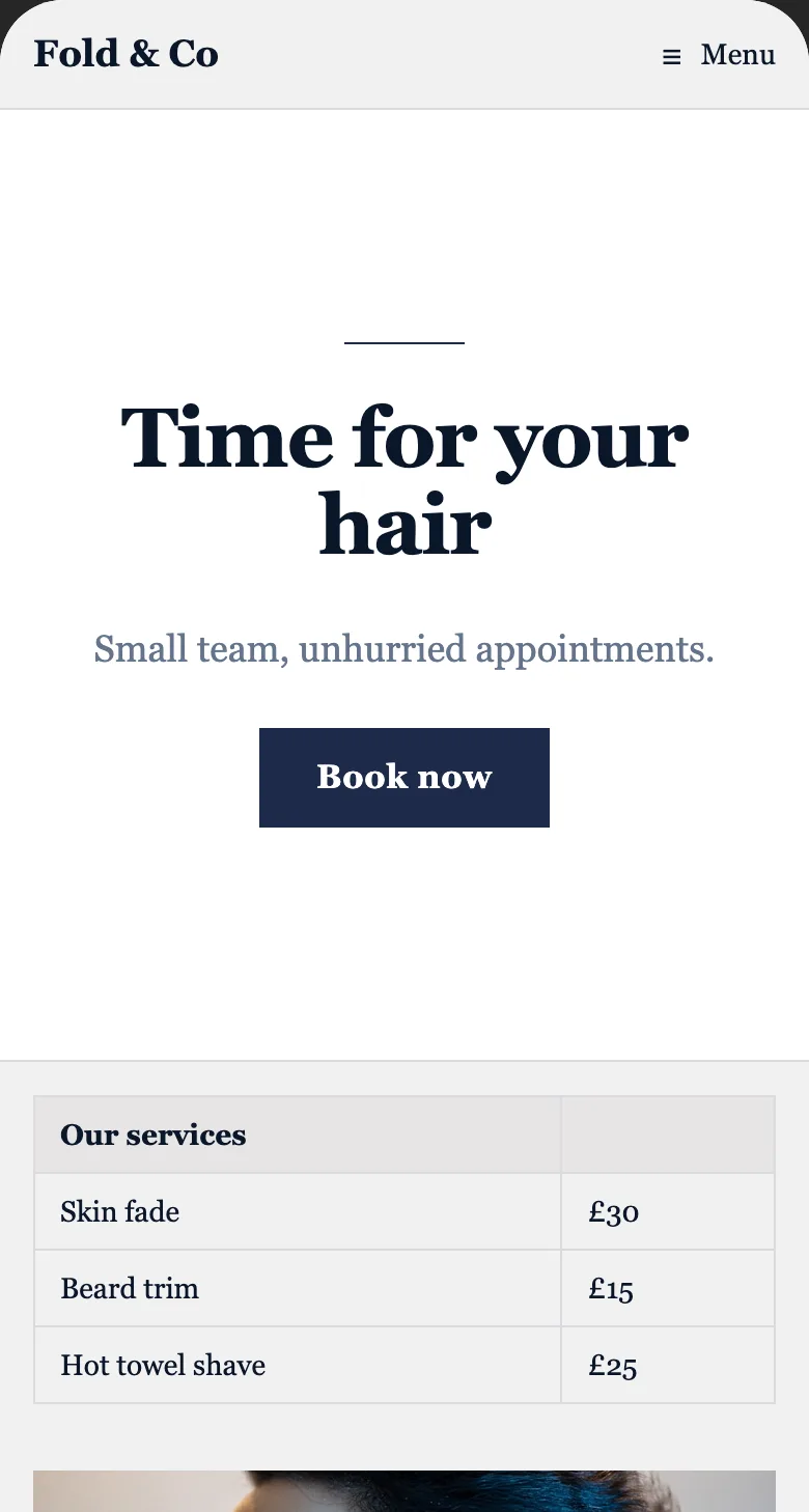 Your website