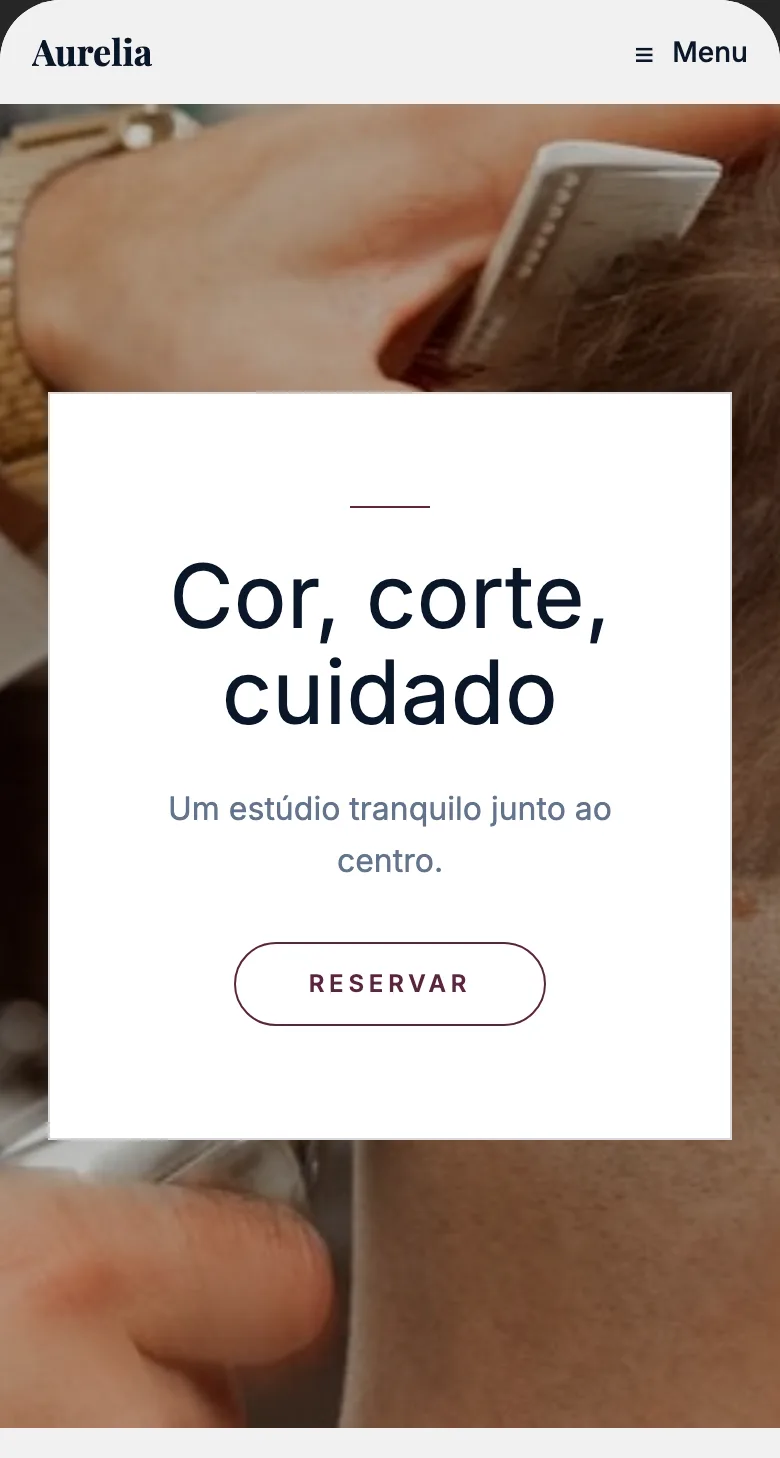 O seu site