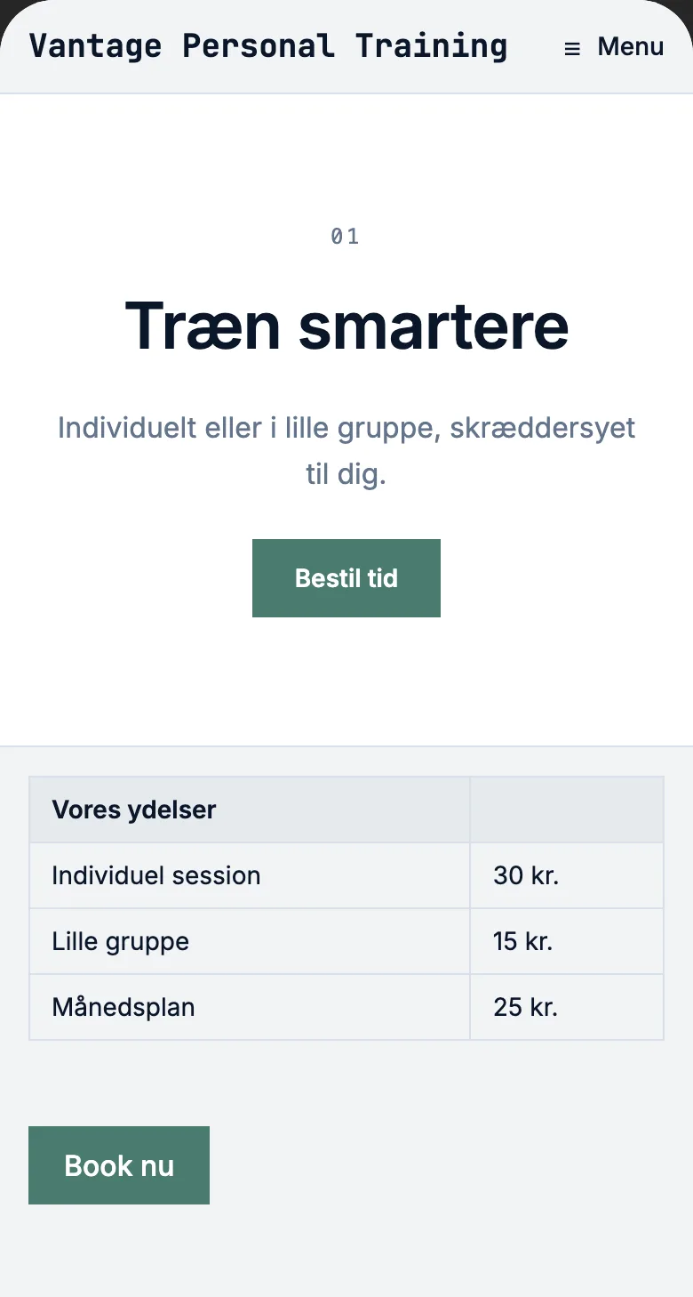 Personlig træner