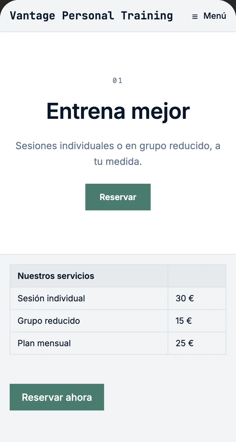 Entrenador personal