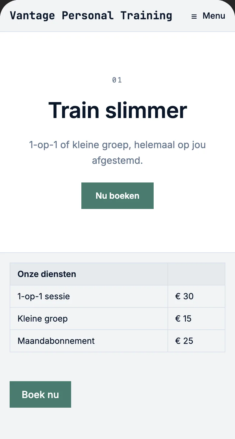 Personal trainer