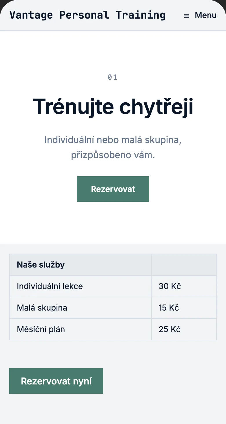 Osobní trenér