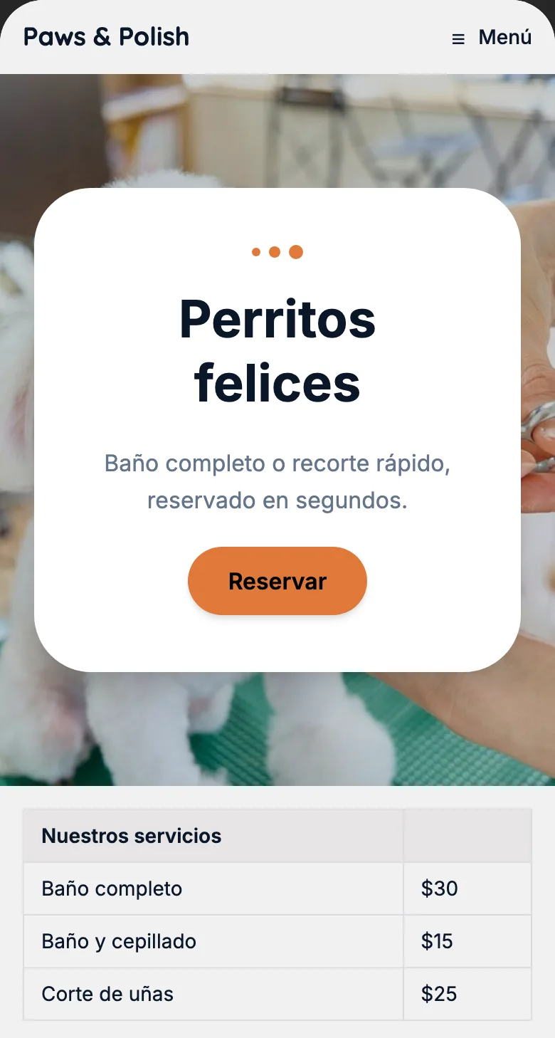 Peluquería canina