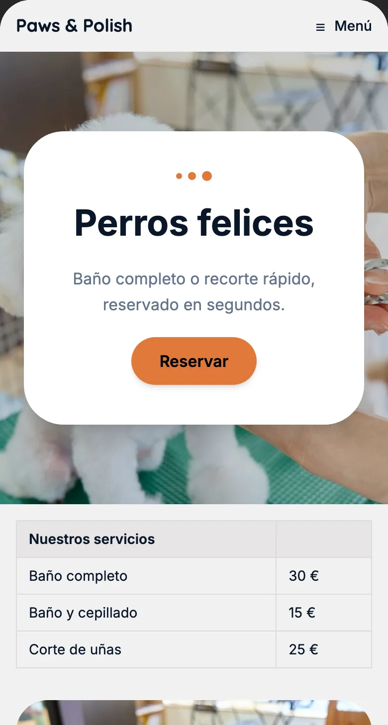 Peluquería canina